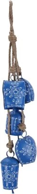 Christmas Bell Wind Chime 25" Holiday Mantel Garden Porch Patio Yard Lawn Decor