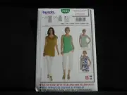2009 BURDA DRESSMAKING SEWING PATTERN # 7645 ~WOMEN'S EASY TOPS ~SIZES 10-22 NEW