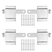 Garage Door Side Lock with Self Tapping Screws, Heavy Duty Inside Deadlock Du...
