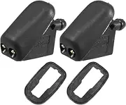 X AUTOHAUX Front Windshield Wiper Washer Nozzle Spray Jet for Mini Cooper Hatchback and S (R50, R53) - Pack of 2 Black