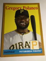 2019 Topps Archives Jumbo 5x7 Gregory Polanco Pirates 38 02/10