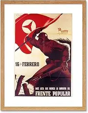War Spanish Civil Popular Front Republican Framed Wall Art Print