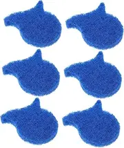 TEHAUX 6Pcs Reusable Pet Hair Removers for Washing Machine Laundry Hair Removal Tool Dog Easy to Use Lint Catcher for Clothes and Blankets