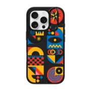 iPhone 16 Pro Impact Ring Stand Case MagSafe Compatible Mosaic