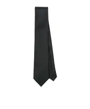 TONE ON TONE SOLID DOT TIE One size BLACK