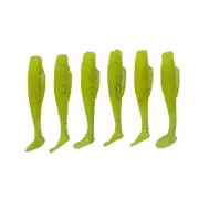 Sensitive Tail Swing Soft Plastic Paddle Tail Swimbait 6pcs 6 7cm 2 3g