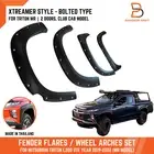 BOLTED XTREAMER Fender Flares Arches For Mitsubishi Triton Ute 19-23 MR 2DR CAB