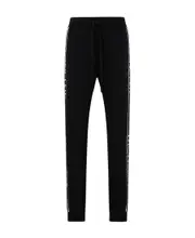 Logo Trim Wool Trackpants S,XS black