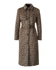Mackage Printed Wool Blend Trench Coat