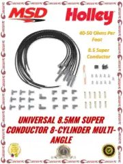 MSD 8.5mm Super Conductor Spark Plug Wires Kit For Ford & Mercury & Dodge 31193