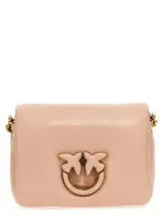 [Pinko] Pinko-Love Click Baby Puff Borse A Tracolla Rosa-Donna OS Pink