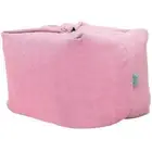 Magic Pouf Pink Beanbag Microplush 3 in 1 Ottoman Chair Pillow