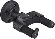 Toddmomy 4Pcs Wall Mount Guitar Hook Set with Auto Locking Grip and Base Detachable Black Guitar Hangers for Easy Installation Suitable for Electric and Acoustic Guitars