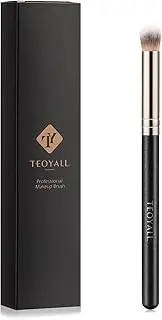 TEOYALL Eyeshadow Blending Brush, Soft Dense Synthetic Bristles Crease Brush For Powder Cream Contour Bronzer Concealer