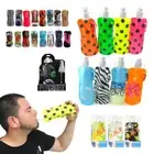 12 X Water Canister Pouch Bottles Flexible Collapsible Reusable Ice Bag BPA Free