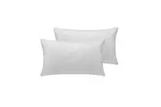Dreamaker Quilted Cotton Cover Pillow Protector (Twin Pack)