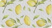 Fresh Citrus Fruit Yellow Lemons Pattern Design Kids Travel Bed Sheet Washable Cot Sheet for Fold Out Bed for Toddlers Sofa Bed 50'' x 25'' (Sheet,Bed Not Included)