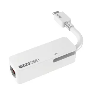 【TOTOLINK】C1000 USB Type-C 轉RJ45 Gigabit 有線網路卡(輕薄筆電首選 Type-C埠)