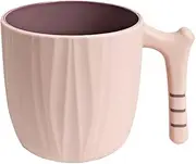 Water Cup Reusable Light Weight Travel Coffee Mugs Plastic Cups Easy to Carry and Clean Microwave Safe Free Dishwasher Safe Coffee Mug (Color : Pink)