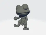 Chibi Frogfolk Snail Rider (Rider ONLY)