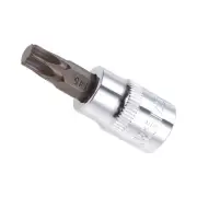 Torx Bit Socket T45 Bit 3/8" Drive 1.89" L S2 Alloy Steel CR-V Socket
