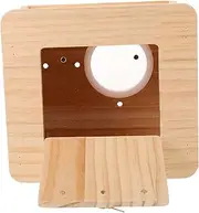 VERDANVERSE Bird House Nesting Box for Outdoor Cockatiels Backyard Breeding Shelter Natural Material Bird Nest Versatile Incubator and Secure Space