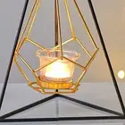 US Metal Candle Holder Modern Decorative Romantic Lantern Candle Holder Frame