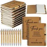 Glenmal 120 Pcs Thank You Gift Set Include Spiral Inspirational Notebooks Ret...