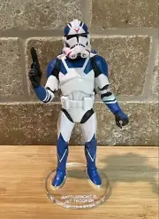 Star Wars Black Series Jet Trooper (Battlefront II) Acrylic Base / Stand NO TOY
