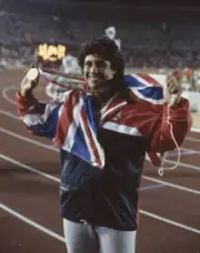 Olympics Bronze Medallist Fatima Whitbread Of Great Britain Old Photo