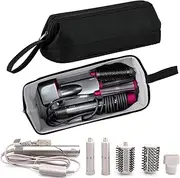 [BAQRAXIA] Travel Bag for Shark Flexstyle/Dyson Airwrap, Carrying Case for Shark HD430 FlexStyle, Portable Travel Storage Bag Compatible with Dyson Airwrap/Shark Flexstyle Hair Dryer, Black, Travel Bag