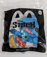 McDonald's 2022 Happy Meal Toys Disney Stitch #1 Surfer Stitch New & Sealed