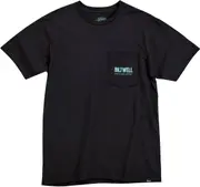 Biltwell Old Junk, t-shirt , color: Black/Light Blue , size: S