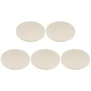 5pcs Wool Felt Polishing Pads 6 inch Buffing Wheel Polish Pad Flocking Back