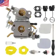 Carburetor carb Kit Fit Poulan P3314 Type 1/2 WS Type 1/2 Gas Chain Saw PC210