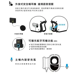 MUFU V30P 好神機 【贈128G+3好禮】前後雙錄機車行車記錄器 內建GPS 外送專用 續航7小時 V20S進階