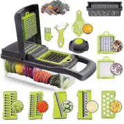 15 In 1 Vegetable Chopper Salad Fruit Mandolin Slicer Food Dicer Cutter Peeler Z