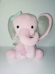 Bedtime Originals Twinkle Toes Pink Elephant Plush Hazel Stuffed Animal Toy