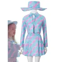 在飛比找ETMall東森購物網優惠-萬圣節cosplay新款藍色芭比公主裙 2023電影同款co