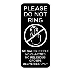 Please Do Not Ring Bell Sign Plaque Door Doorbell Ding Dong Buzzer Chime