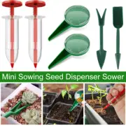 6Pcs Mini Sowing Seed Dispenser Sower Set Manual Handhold Seedlings Dibber Su.
