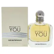 Emporio Armani Because It Is You by Giorgio Armani for Women - 3.3 oz EDP Spray 3.4 oz