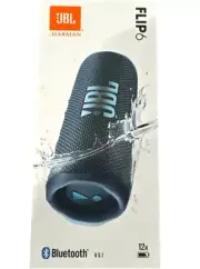 JBL Flip 6 Bluetooth Speaker Waterproof Wireless 12 Hours Blue JBLFLIP6BLUAM New