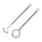 Frother Foamer Stainless -Magic Hand Held Spring Whisk Mini Kitchen Eggs Sauces