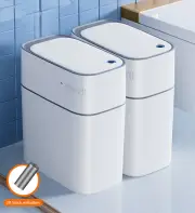 Joybos® Smart Touchless Motion Sensor Adsorption Trash Can 2 pcs