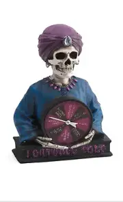 16" Skeleton Fortune Teller Halloween Prop Centerpiece Decor-NOT ANIMATED