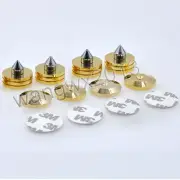 4pcs Speaker Anti-Shock Spike Isolation Stand Foot Speaker Cone Base Pads Φ28mm