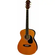 Aria AFN-15 Prodigy Series Acoustic Folk Body Guitar - Orange Gloss