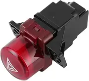 BHUTMPJK Warning Lamp Hazard Light Switch 35510-TR0-H01 Plug-and-Play Red Switch Button CarvAccessories Fit for Honda Civic Sedan Coupe