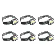 6x Cockatoo Head Torch Light Cob 3W 175 Lumens Outdoor Camping Equipment 11x14cm
